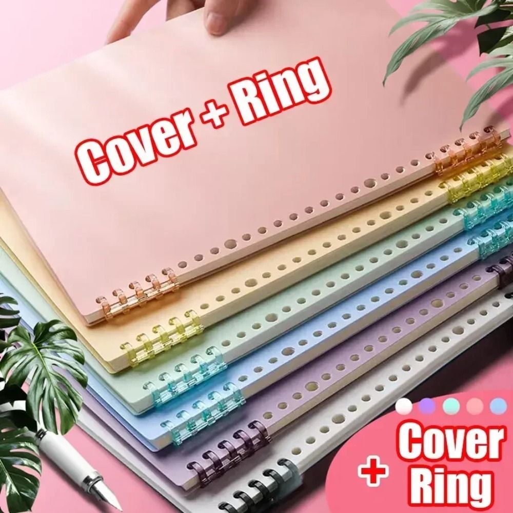 Binder A4 Lever - 4Pcs PP Loose-leaf Book Cover Colorful