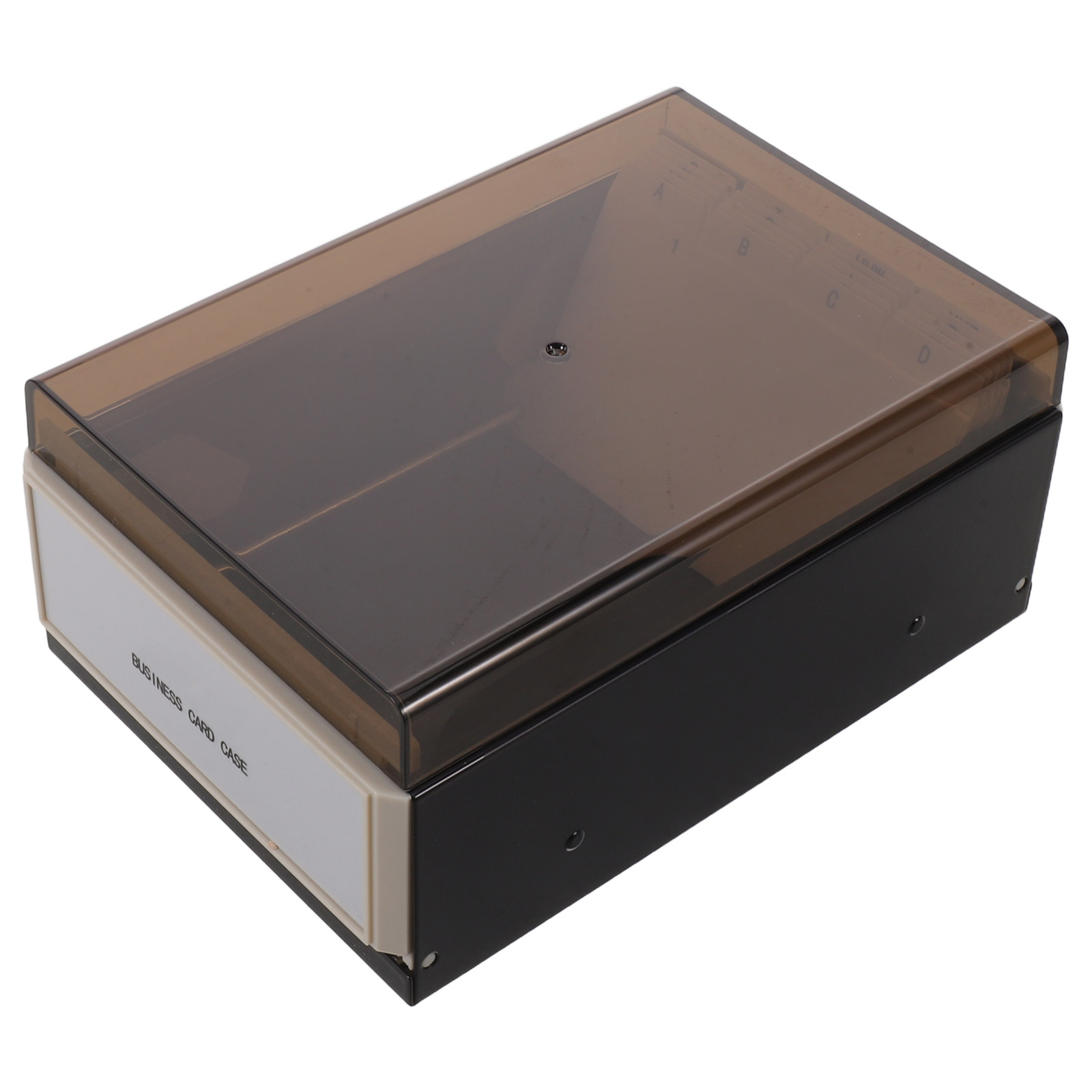 Card Index Box - Large Capacity Business Card Holder Storage