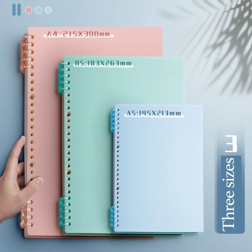 4Pcs PP Loose-leaf Book Cover  - Binder A4 Lever ulasan dan harga