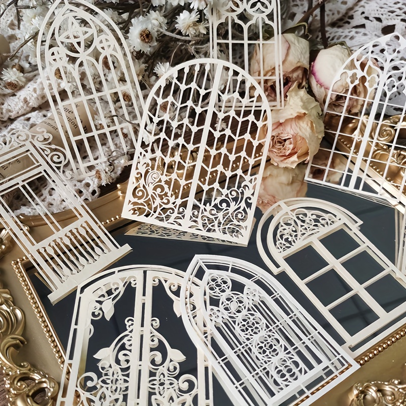 10 pcs Vintage Lace Hollow Mat - Ink Blotter Paper ulasan dan harga