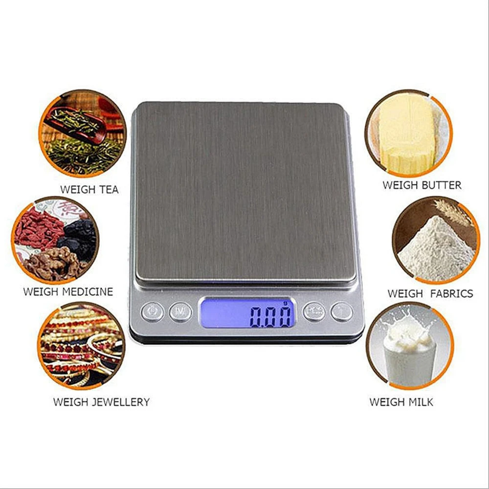 3000g X 0.1g Digital Gram Scal - Tape Dispenser Weighted ulasan dan harga