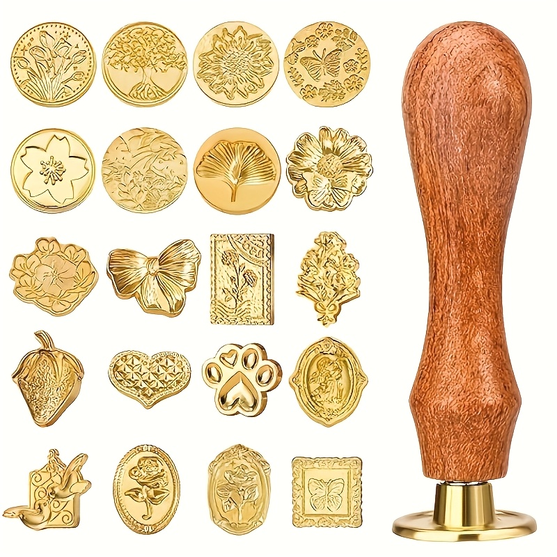 21pc Wax Stamp Set with Variou - Wax Seal Stamp Set ulasan dan harga
