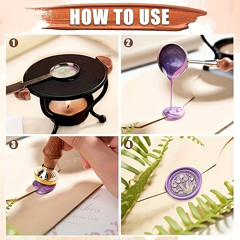 21pc Wax Stamp Set with Variou - Wax Seal Stamp Set ulasan dan harga