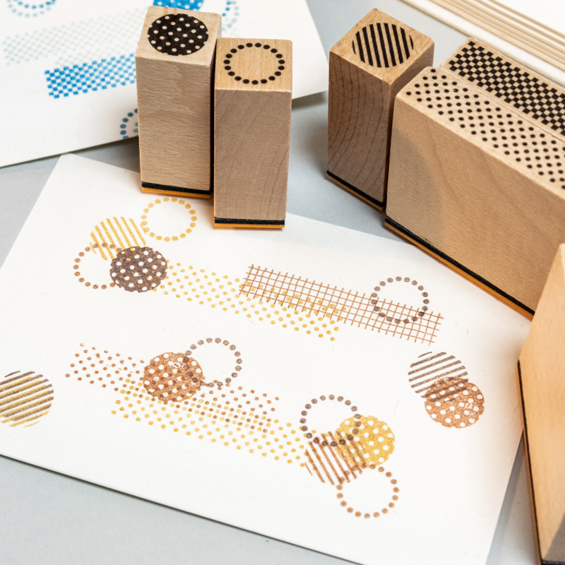 JIANQI Geometric Aesthetics Wo - Rubber Date Stamp ulasan dan harga