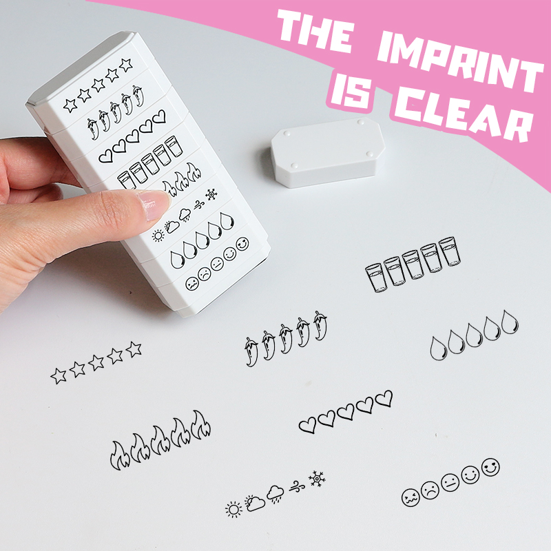 8-layer Stamp 5 Star Rating Mo - Rubber Date Stamp ulasan dan harga
