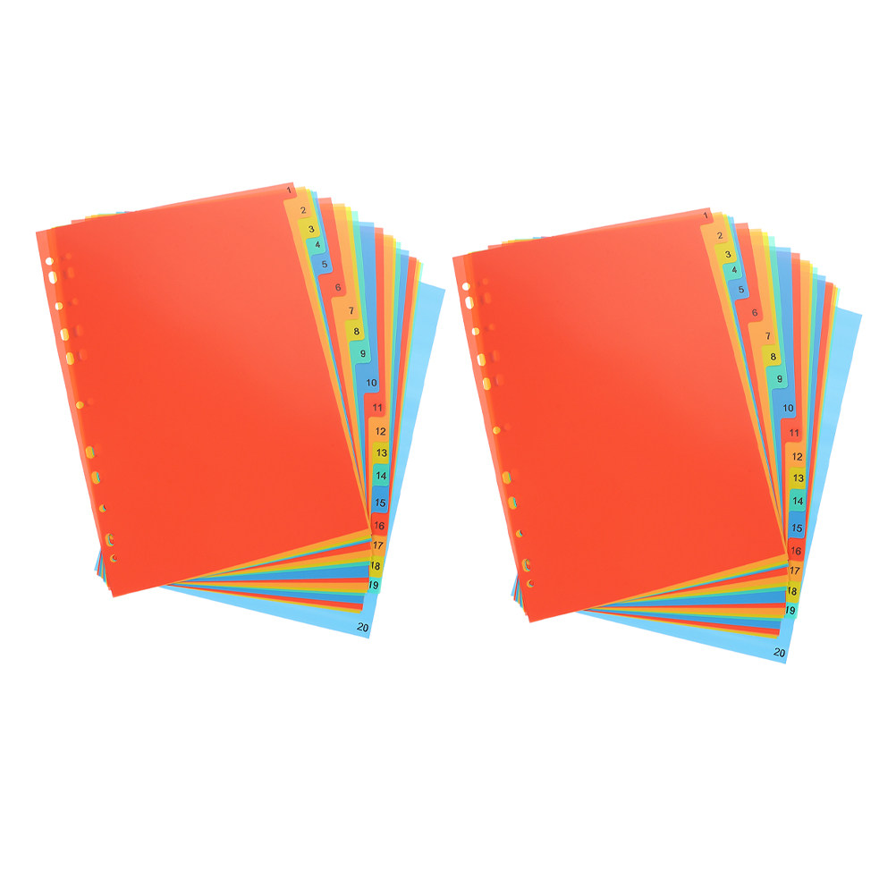 2 sets File Organizer Document - Tab Divider A4 ulasan dan harga