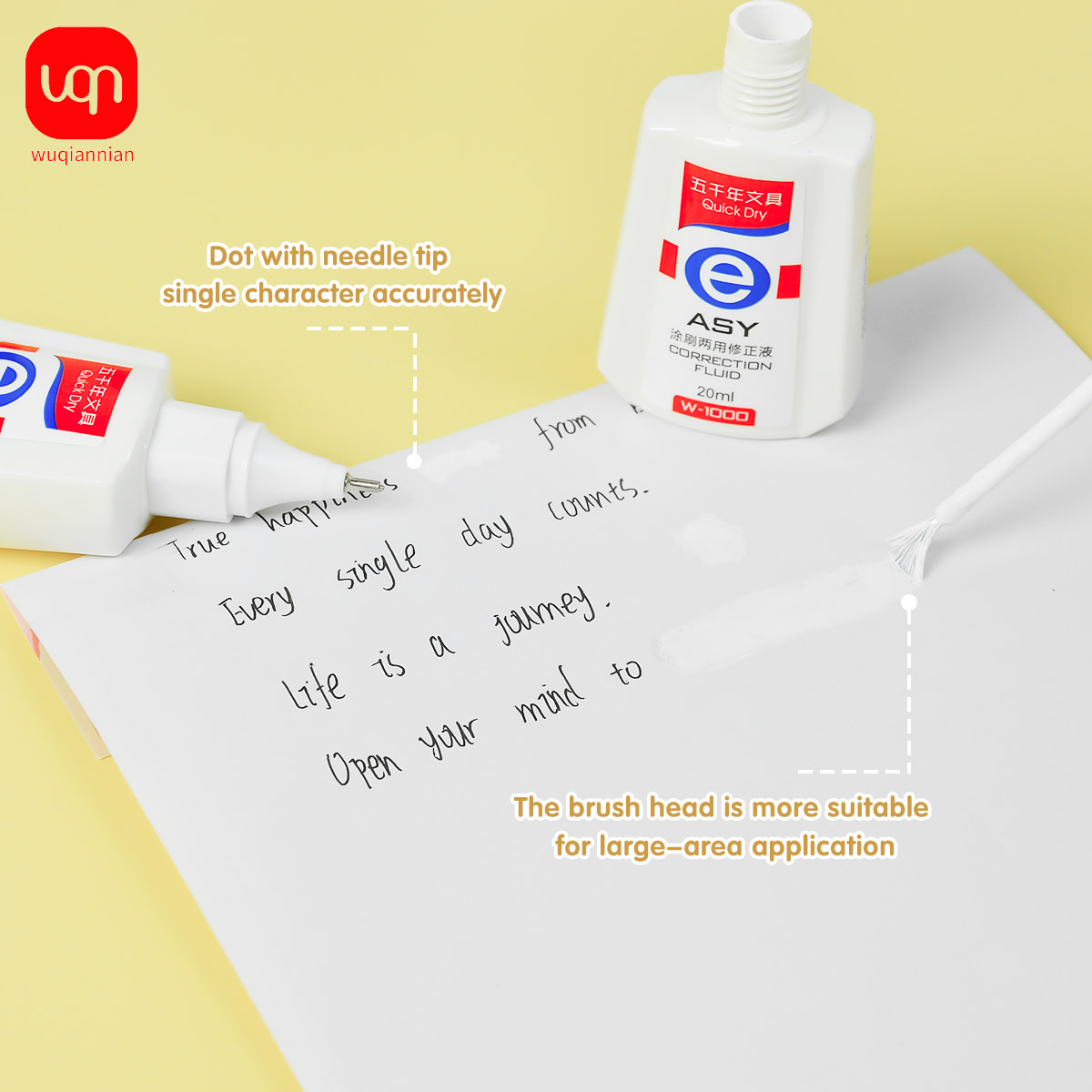 WQN Quick-Dry Correction Fluid - Correction Pen Fine ulasan dan harga