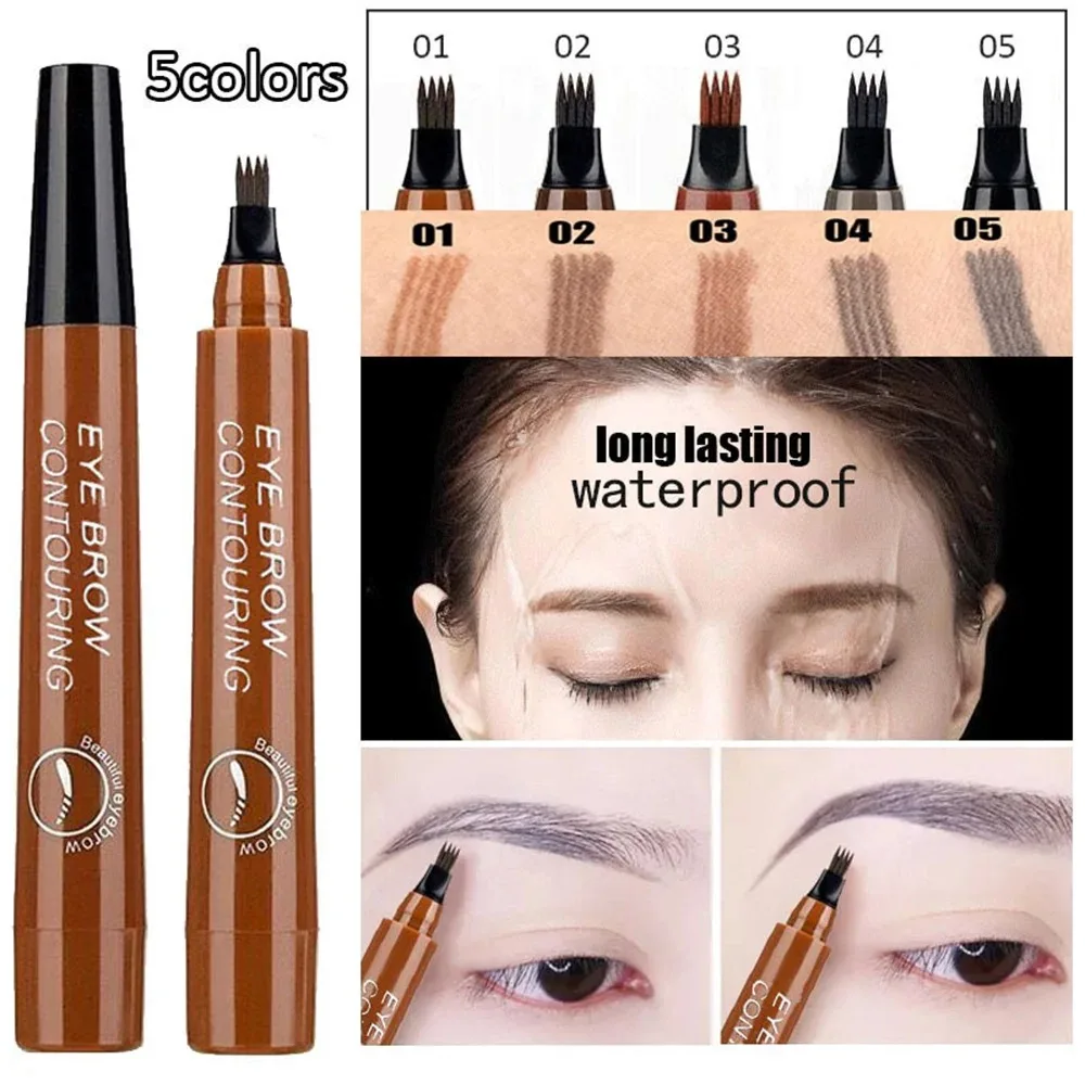 1Pcs Eyebrow Pen Waterproof Fo - Correction Pen Fine ulasan dan harga