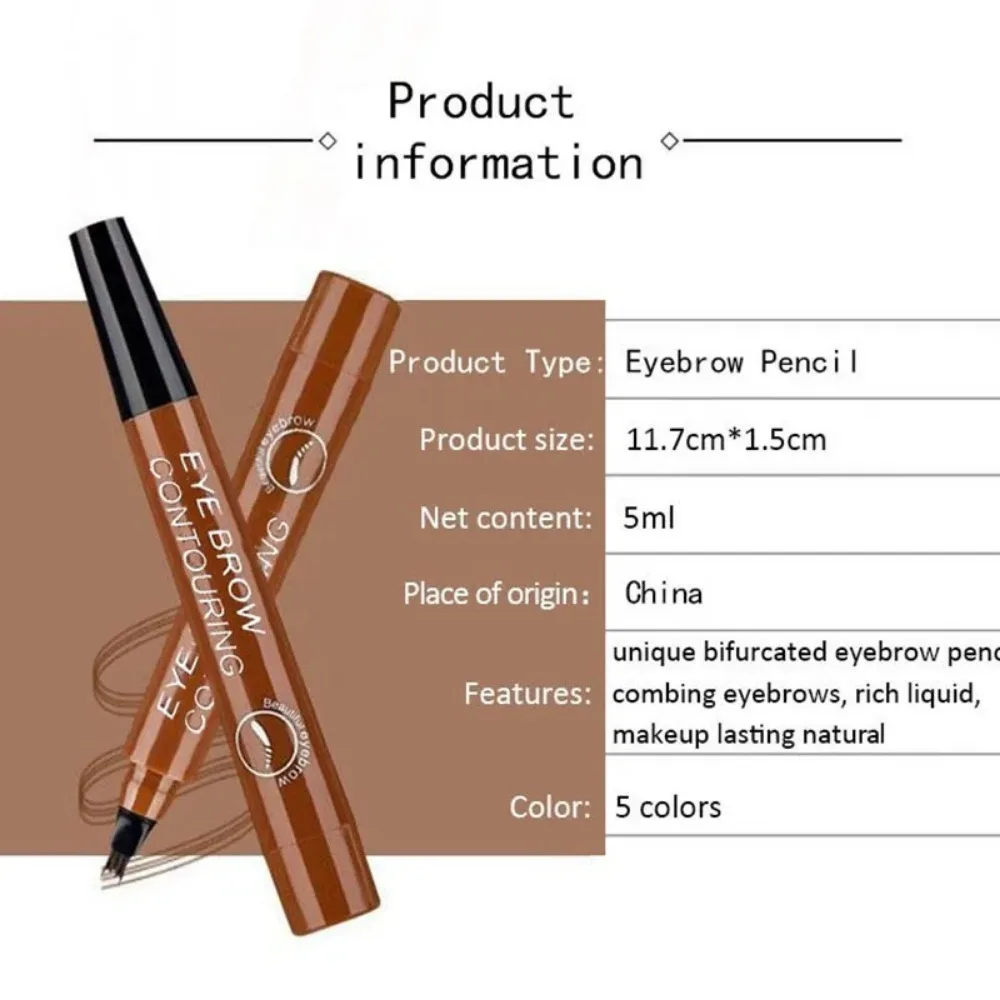 1Pcs Eyebrow Pen Waterproof Fo - Correction Pen Fine ulasan dan harga