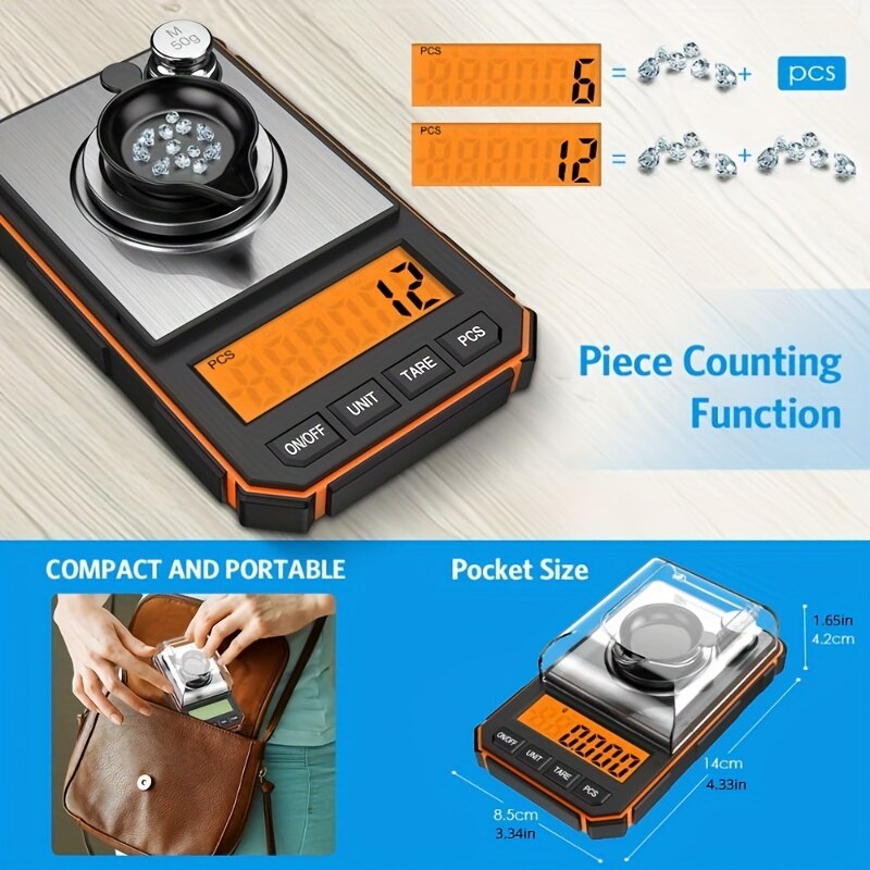 1pc 0.001g Professional Jewelr - Tape Dispenser Weighted ulasan dan harga