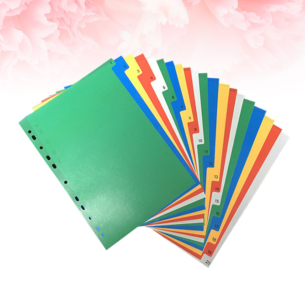 A4 Index Tab Dividers 40 Pack  - Tab Divider A4 ulasan dan harga