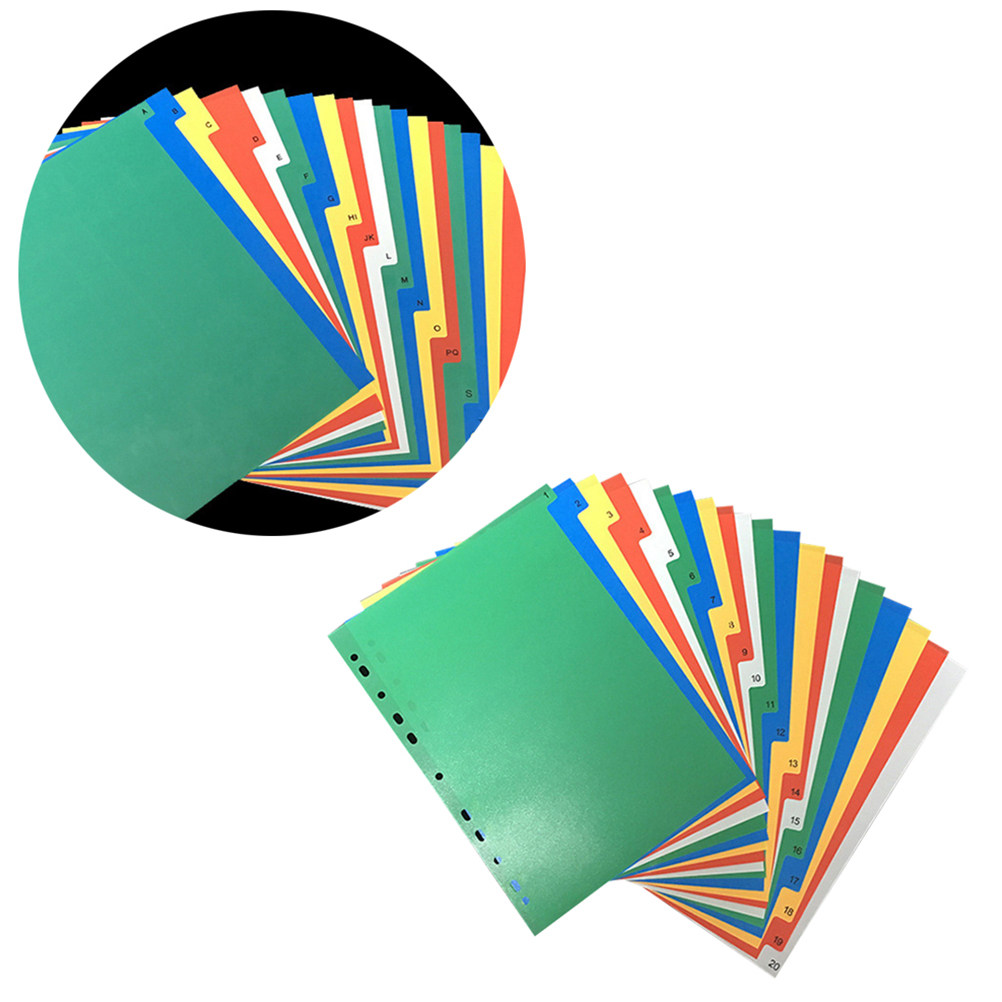 A4 Index Tab Dividers 40 Pack  - Tab Divider A4 ulasan dan harga