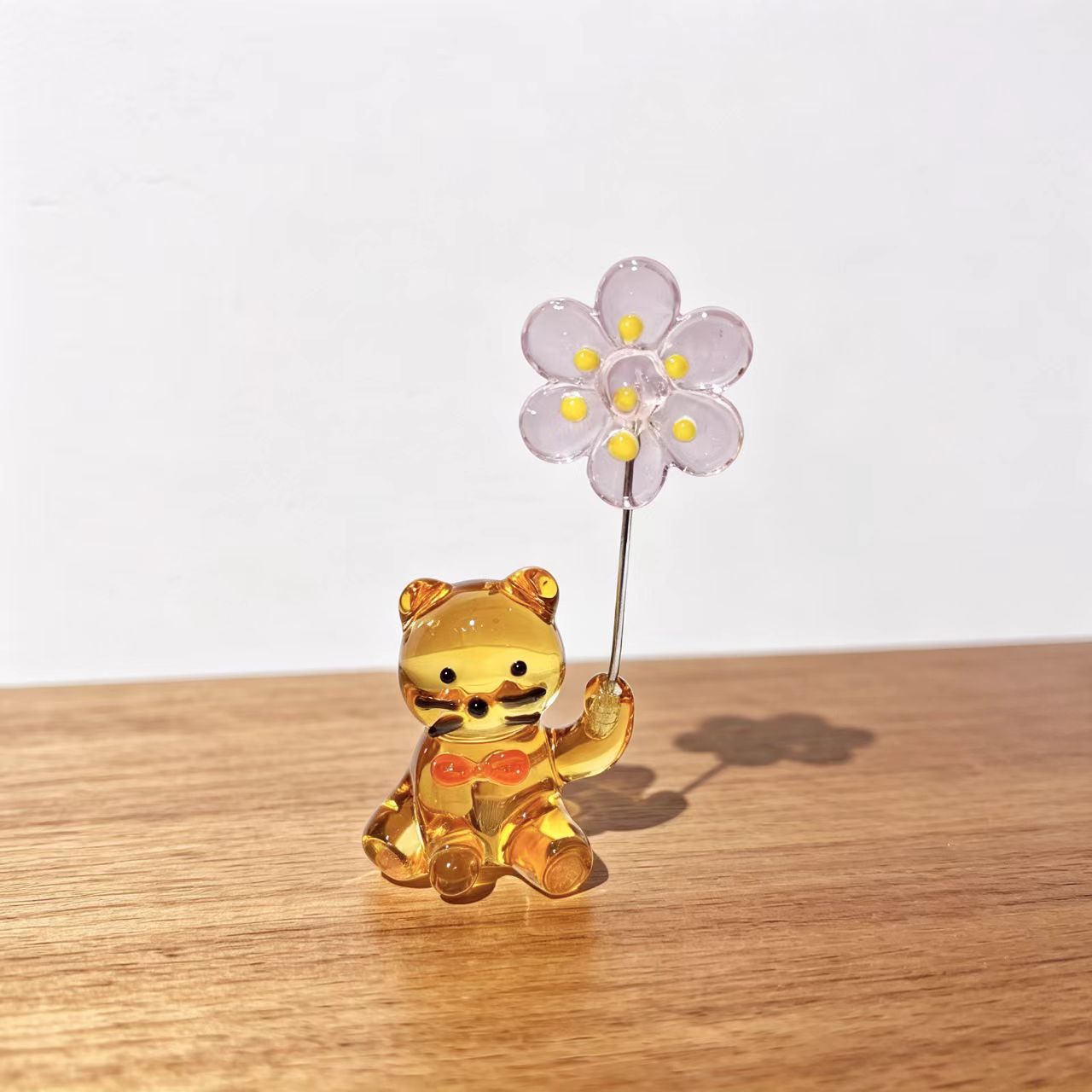Japanese-Style Glass Kitten Pa - Paper Weight Crystal ulasan dan harga
