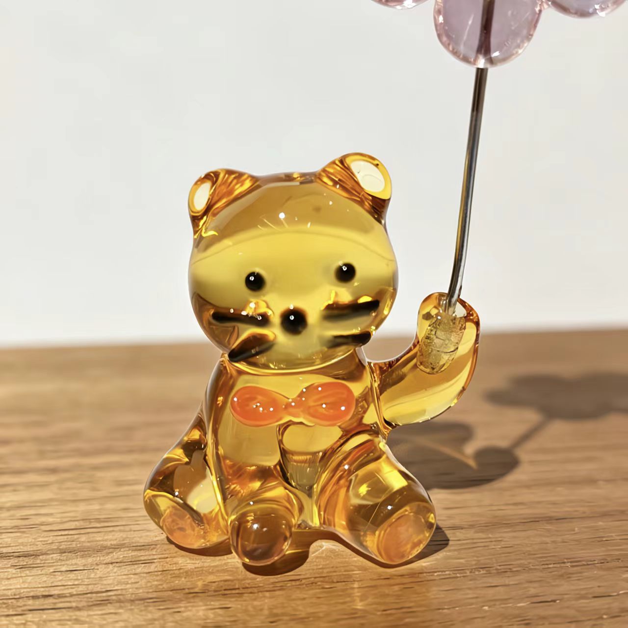 Japanese-Style Glass Kitten Pa - Paper Weight Crystal ulasan dan harga