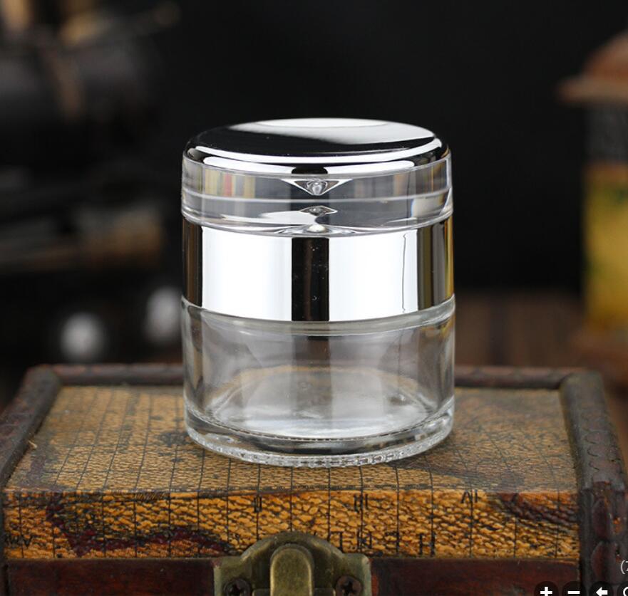 50G transparent glass jar pot  - Gel Refill Pack ulasan dan harga