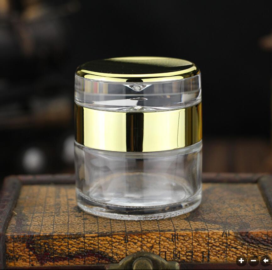 50G transparent glass jar pot  - Gel Refill Pack ulasan dan harga