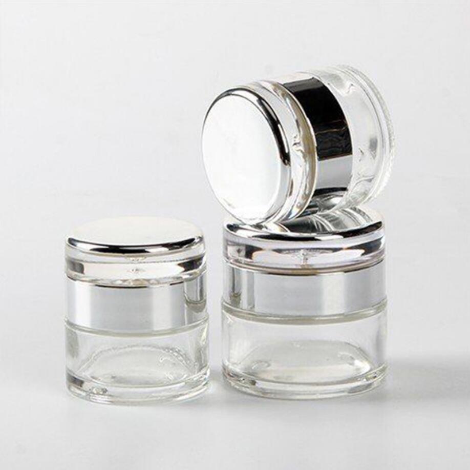 50G transparent glass jar pot  - Gel Refill Pack ulasan dan harga