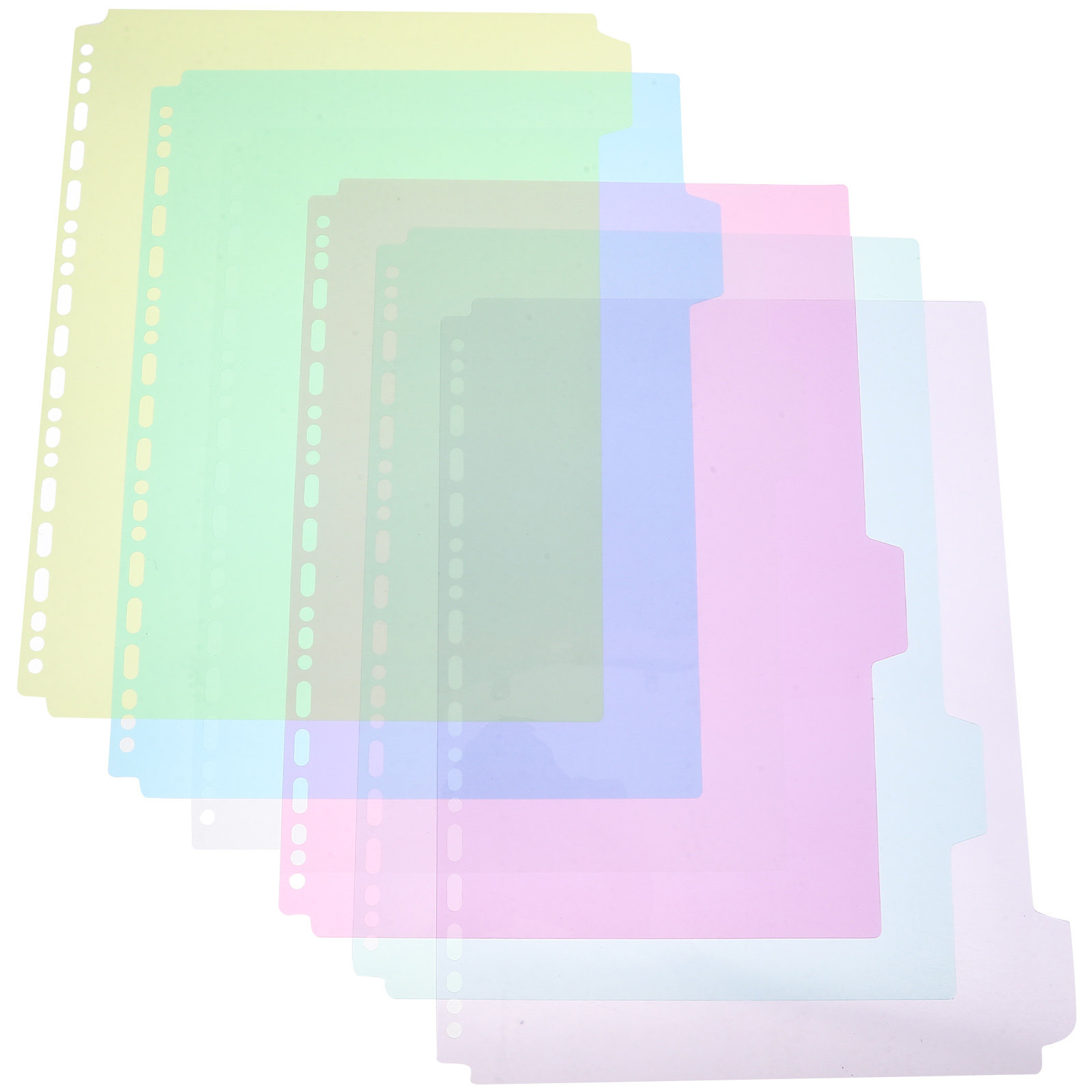 6Pcs Tabbed Binder Dividers A4 - Tab Divider A4 ulasan dan harga
