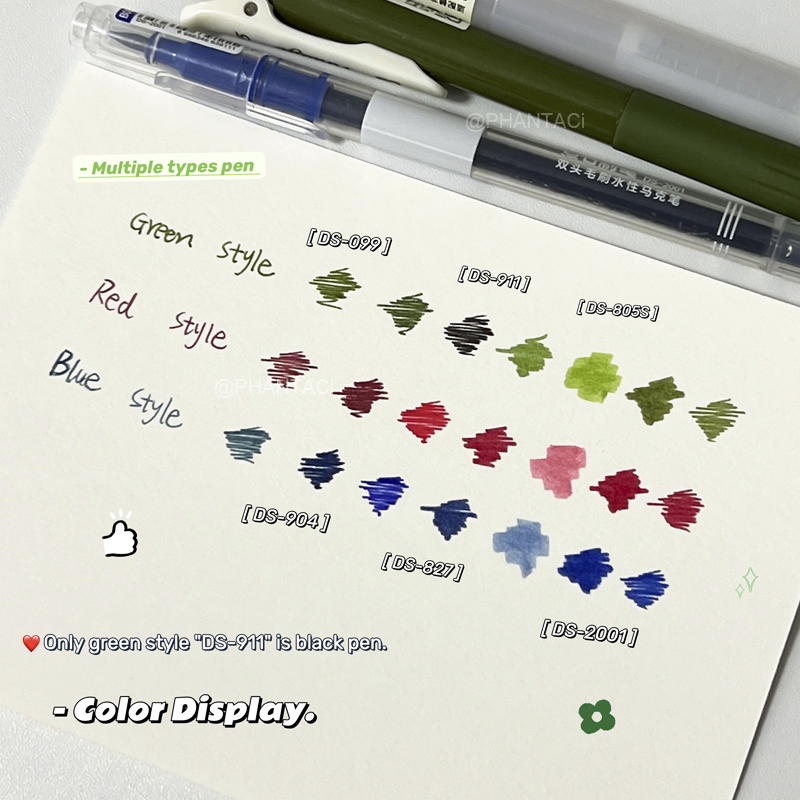6PCS Colored Calligraphy Pen M - Pentel Pen Energel ulasan dan harga
