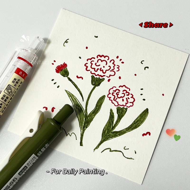 6PCS Colored Calligraphy Pen M - Pentel Pen Energel ulasan dan harga
