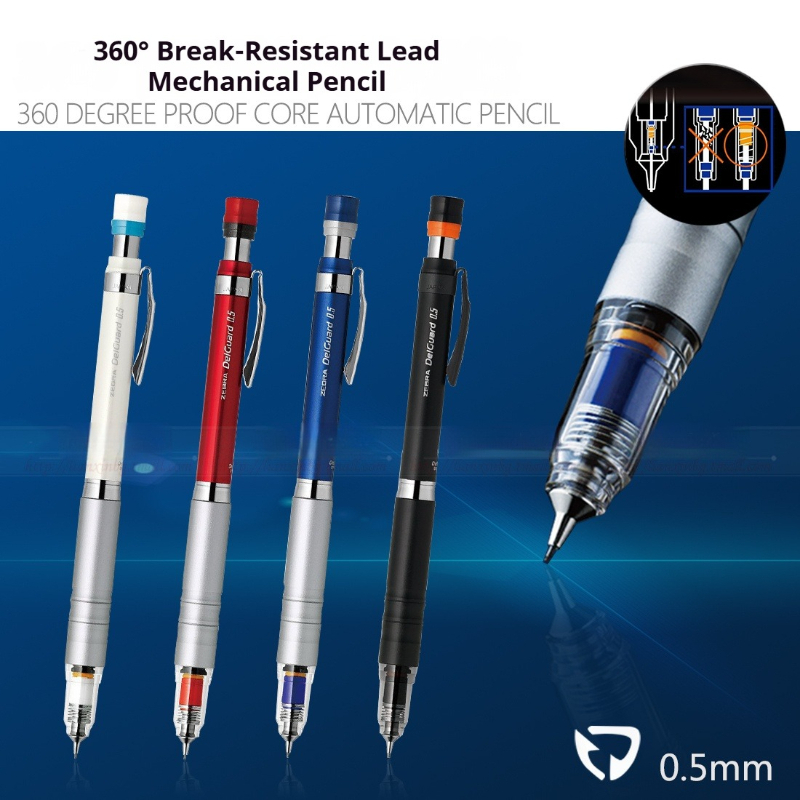 Japanese ZEBRA DelGuard MA86 M - Mechanical Pencil 0.3 ulasan dan harga