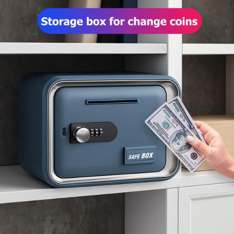 24x18x15cm Safe Box with Key L - Card Index Box ulasan dan harga