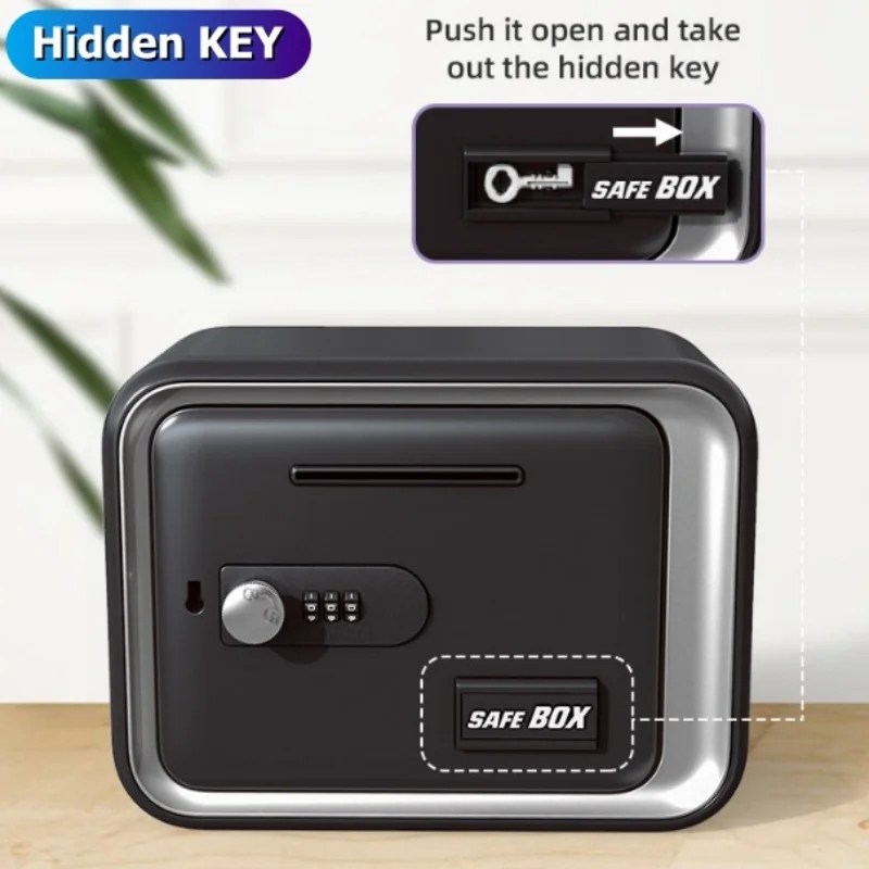 24x18x15cm Safe Box with Key L - Card Index Box ulasan dan harga